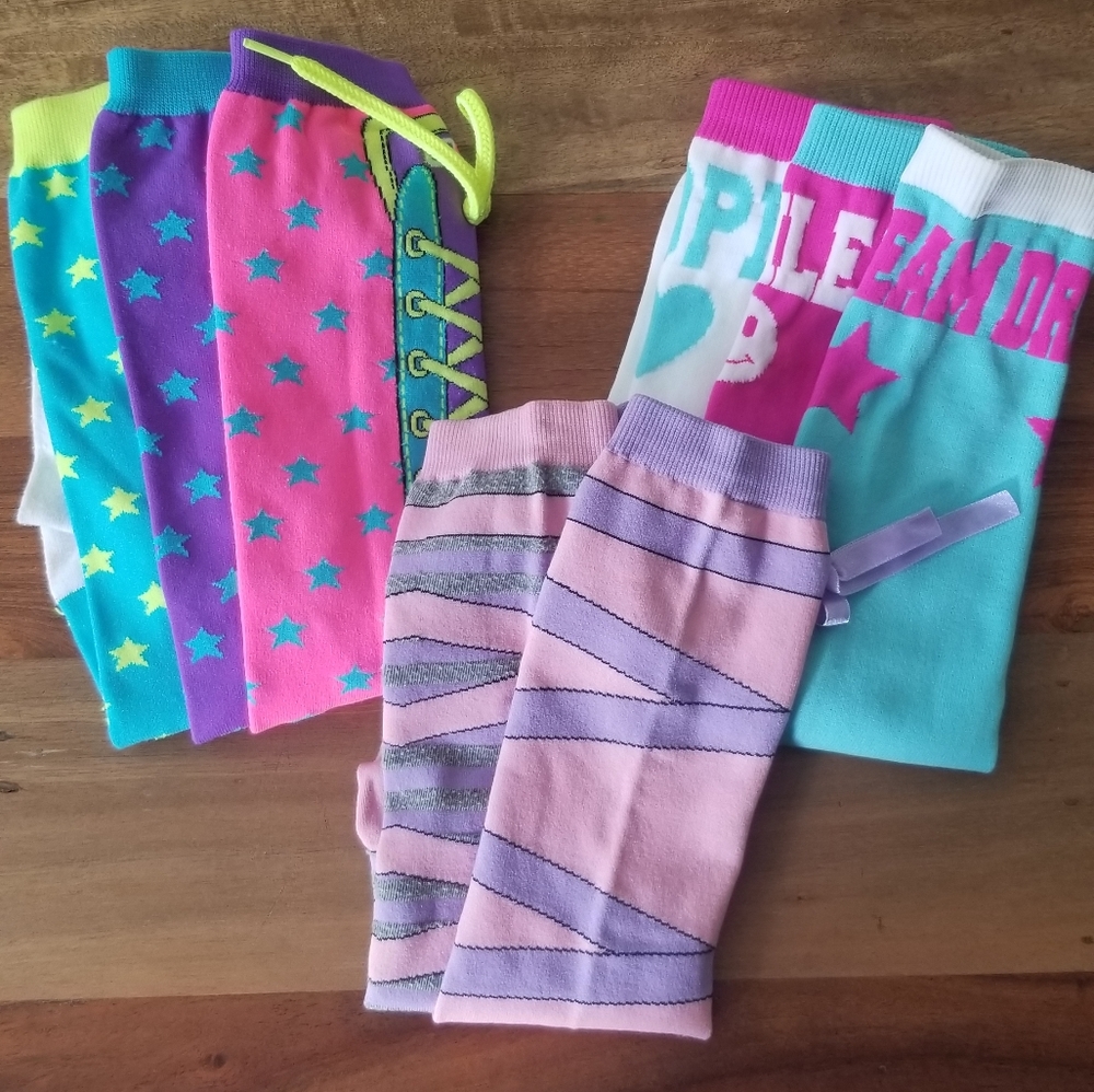 Little Miss Matched Sock Sets 8 individual socks